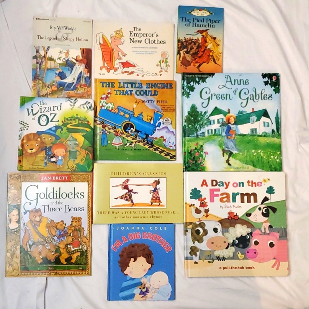 : Mixed lot of 10 children all AGES BABY & UP story bedtime story time books
